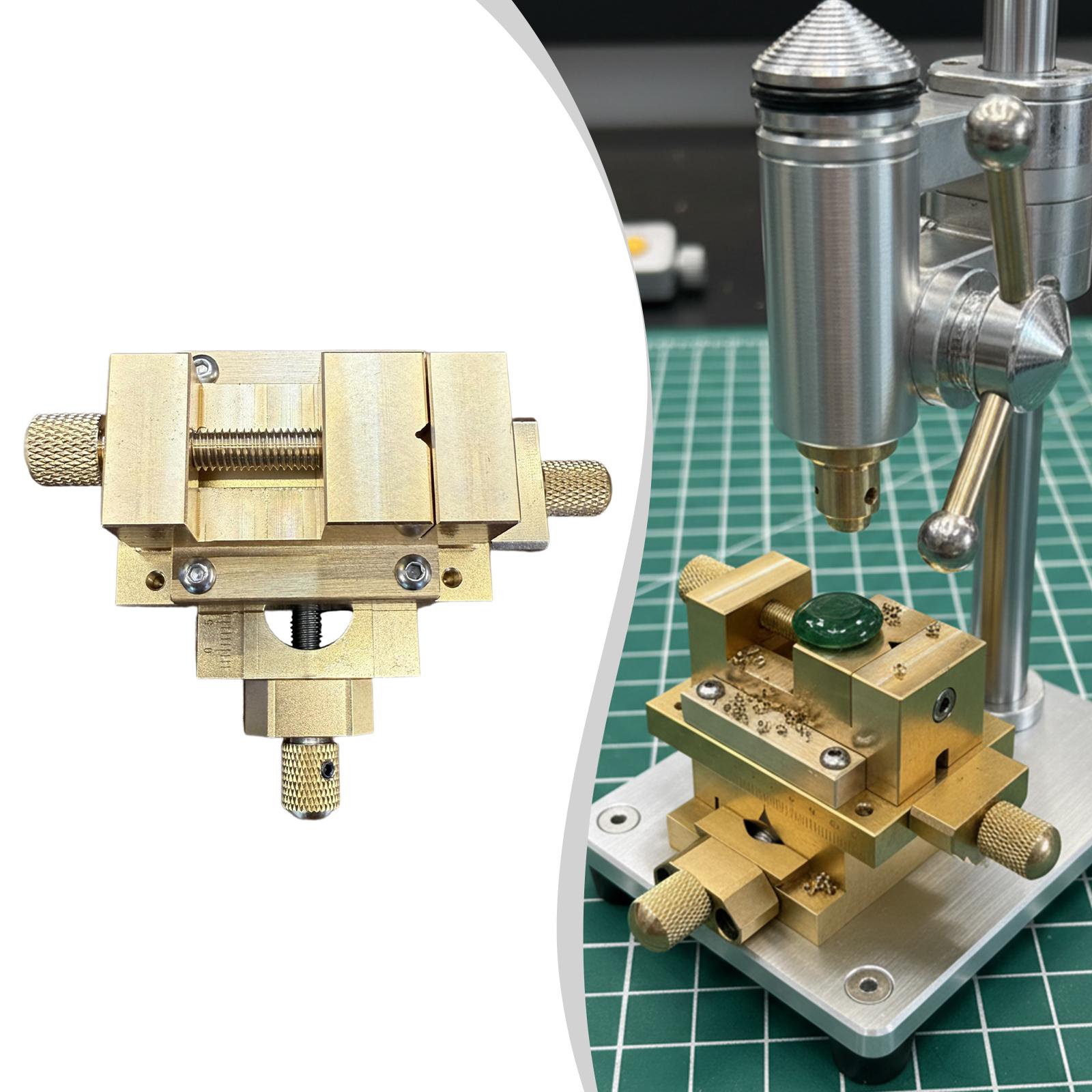 Cross Slide Vise Table Bench Drill Press - طاولة منزلقة معدنية مدمجة مع مشبك
