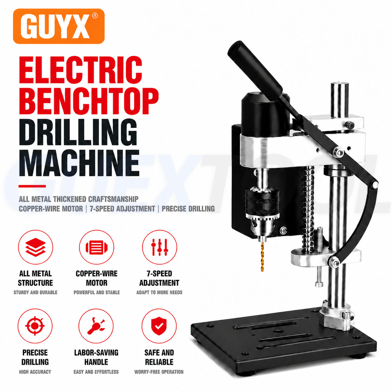 Benchtop Drill Press Mini Variable Speed - منصة حفر كهربائية صغيرة محمولة متغيرة