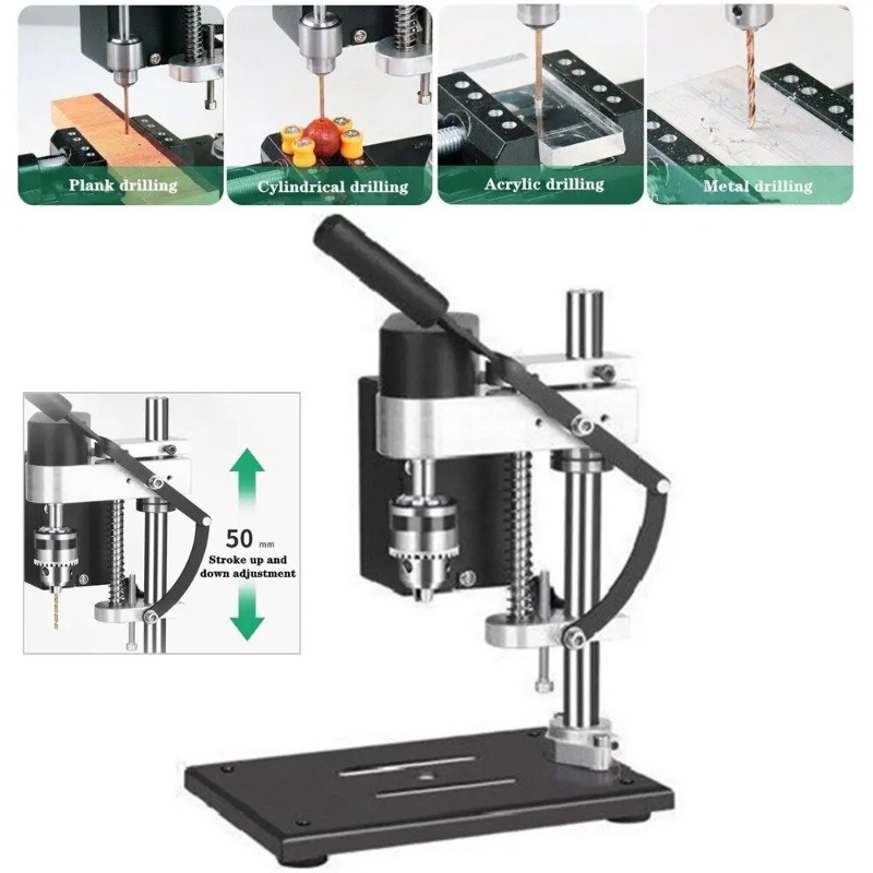 Benchtop Drill Press Mini Variable Speed - ماكينة حفر صغيرة ذات سرعة متغيرة