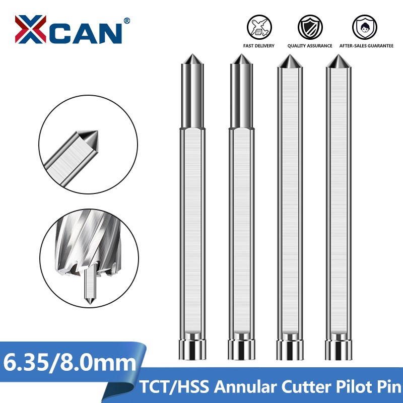 Pilot Pin For Annular Cutter Center Pin - XCAN 6.35/8mm قاطع حلقي TCT، قضيب