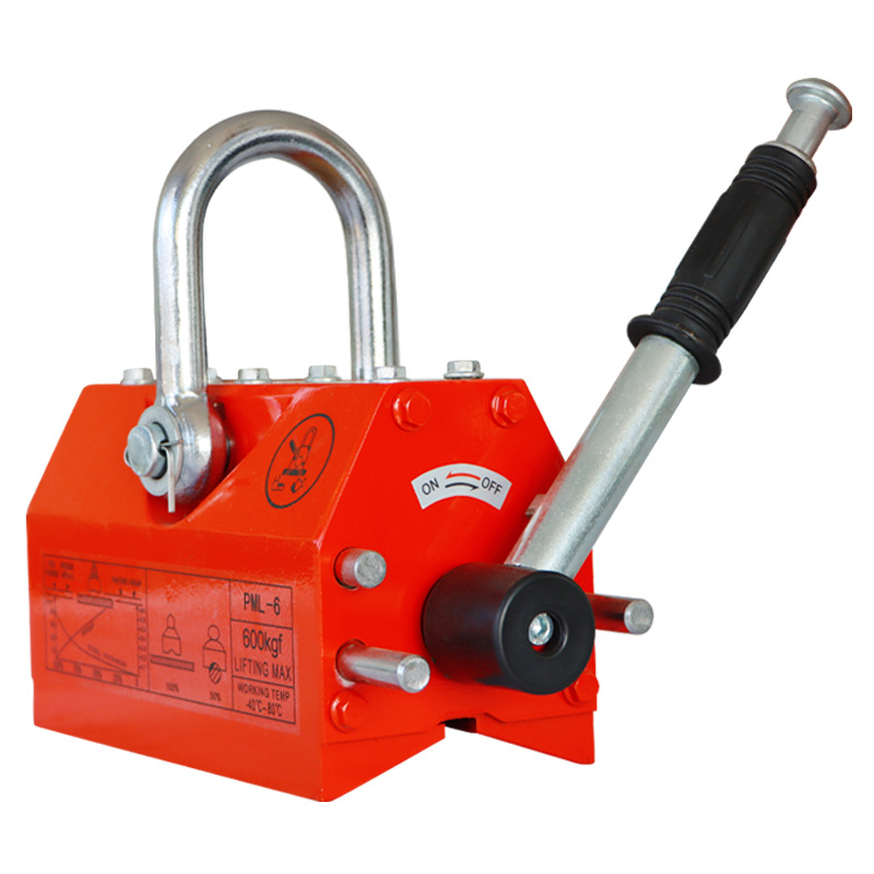 Magnetic Lifter Permanent Crane Hoist 600Kg - رافعة مغناطيسية فولاذية جديدة بقدرة 600