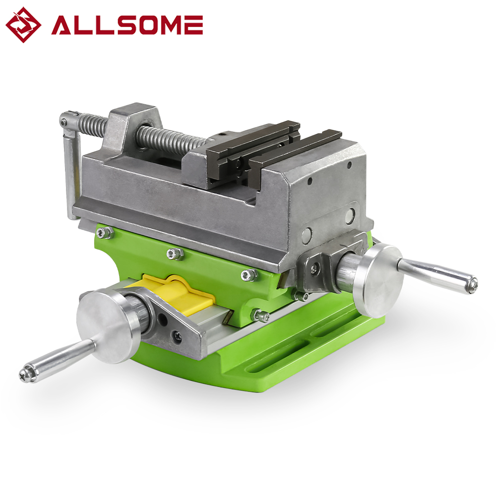 Cross Slide Vise Table Bench Drill Press - مِلْقَط مخرطة مُقَطَّع مُعَوَّض باتجاهين X-Y،