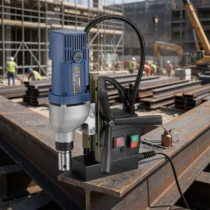 آلة حفر كهربائية محمولة بقوة ث - مراجعة Portable Magnetic Base Drill Machine 50Mm وسعره
