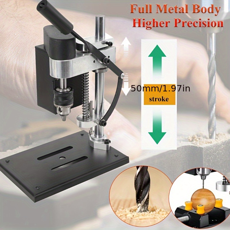 مثقاب كهربائي صغير طقم حامل ال - مراجعة Benchtop Drill Press Mini Variable Speed وسعره