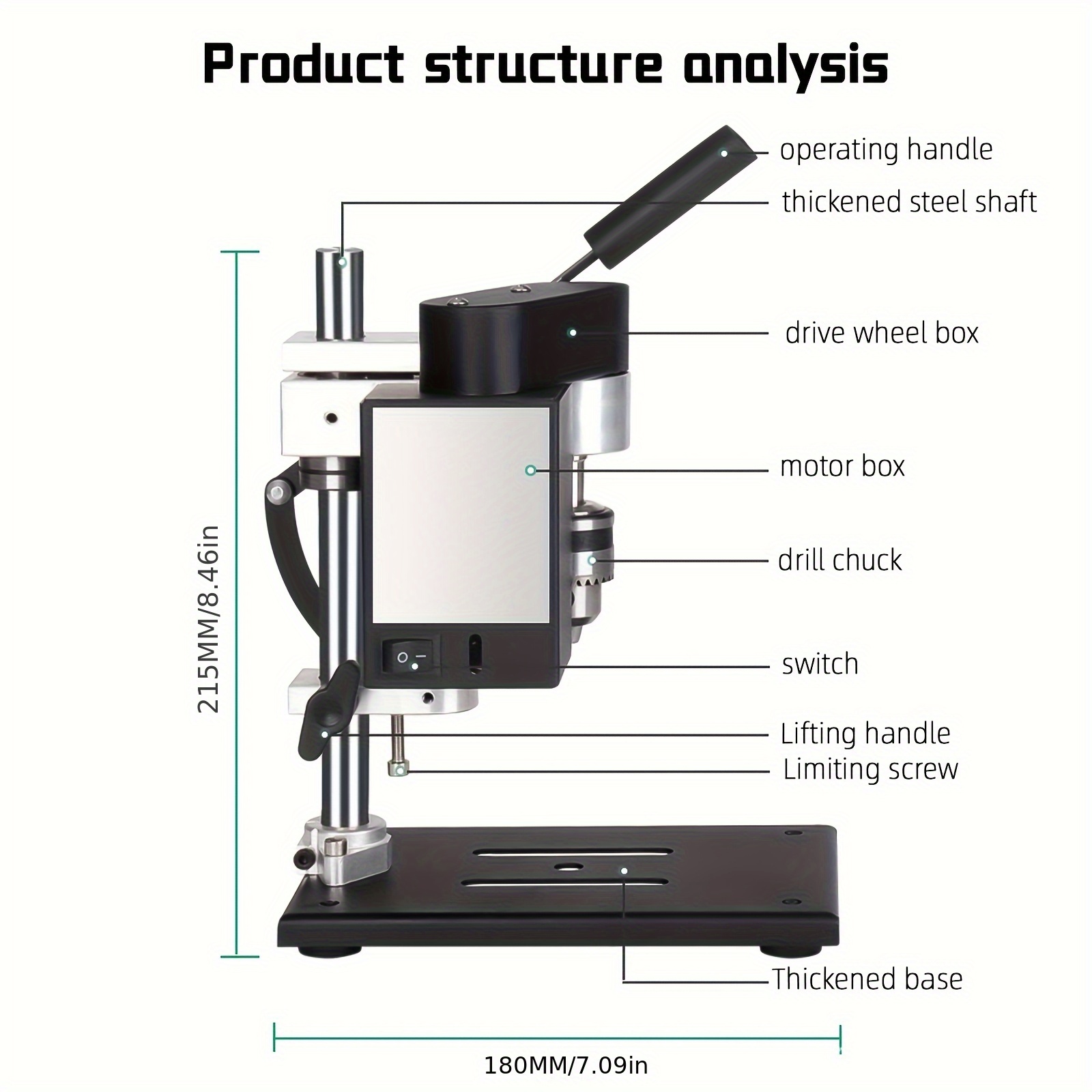 مثقاب كهربائي صغير طقم حامل ال - مراجعة Benchtop Drill Press Mini Variable Speed وسعره
