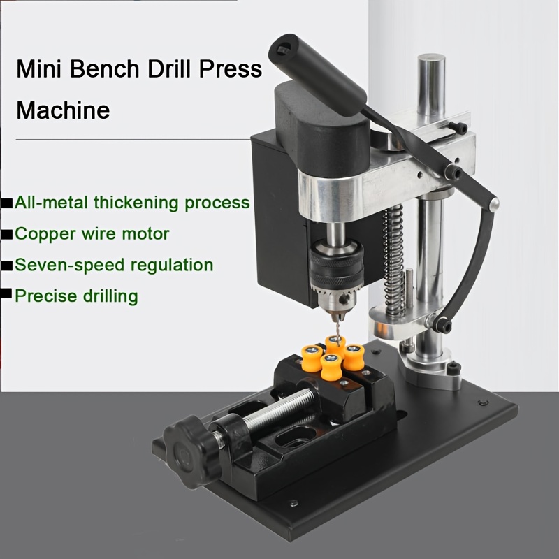 مثقاب كهربائي صغير طقم حامل ال - مراجعة Benchtop Drill Press Mini Variable Speed وسعره