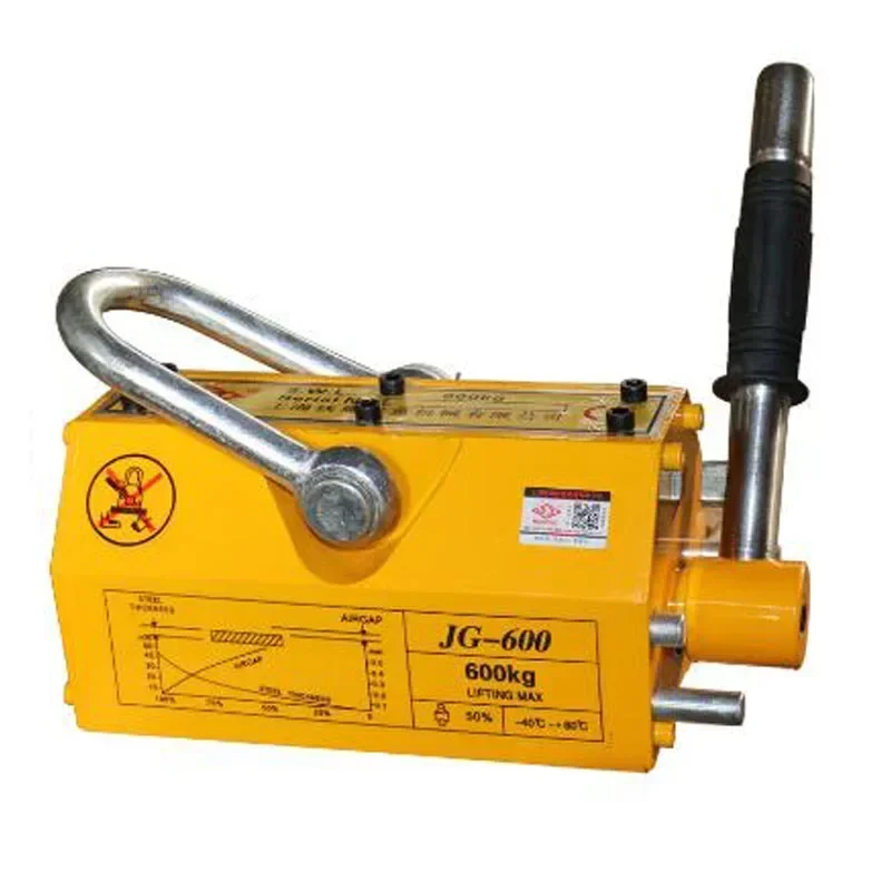 رافعة مغناطيسية يدوية جديدة بق - مراجعة Magnetic Lifter Permanent Crane Hoist 600Kg وسعره