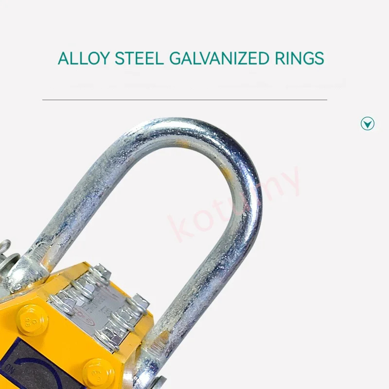 رافعة مغناطيسية دائمة من الصلب - مراجعة Magnetic Lifter Permanent Crane Hoist 600Kg وسعره