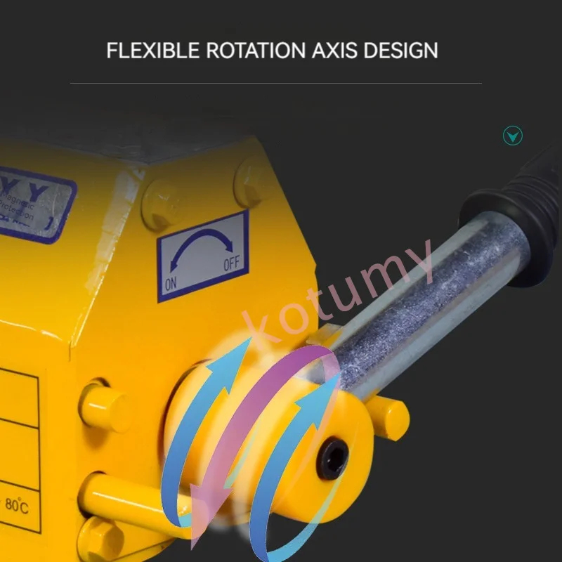 رافعة مغناطيسية دائمة من الصلب - مراجعة Magnetic Lifter Permanent Crane Hoist 600Kg وسعره