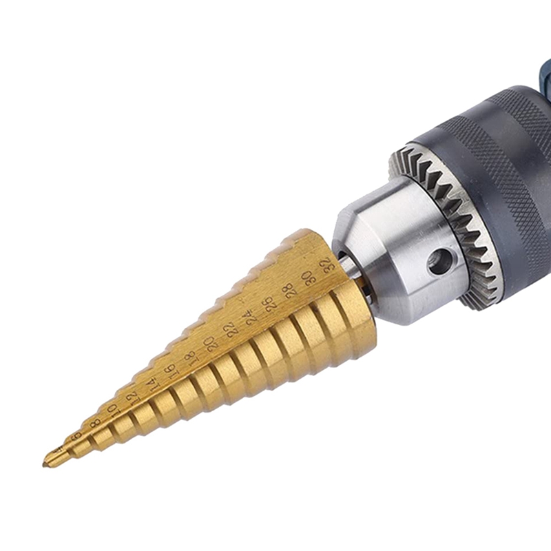 مجموعة مثقاب متدرج A23T HSS مك - مراجعة Step Drill Bit Set Titanium Hss Cobalt وسعره