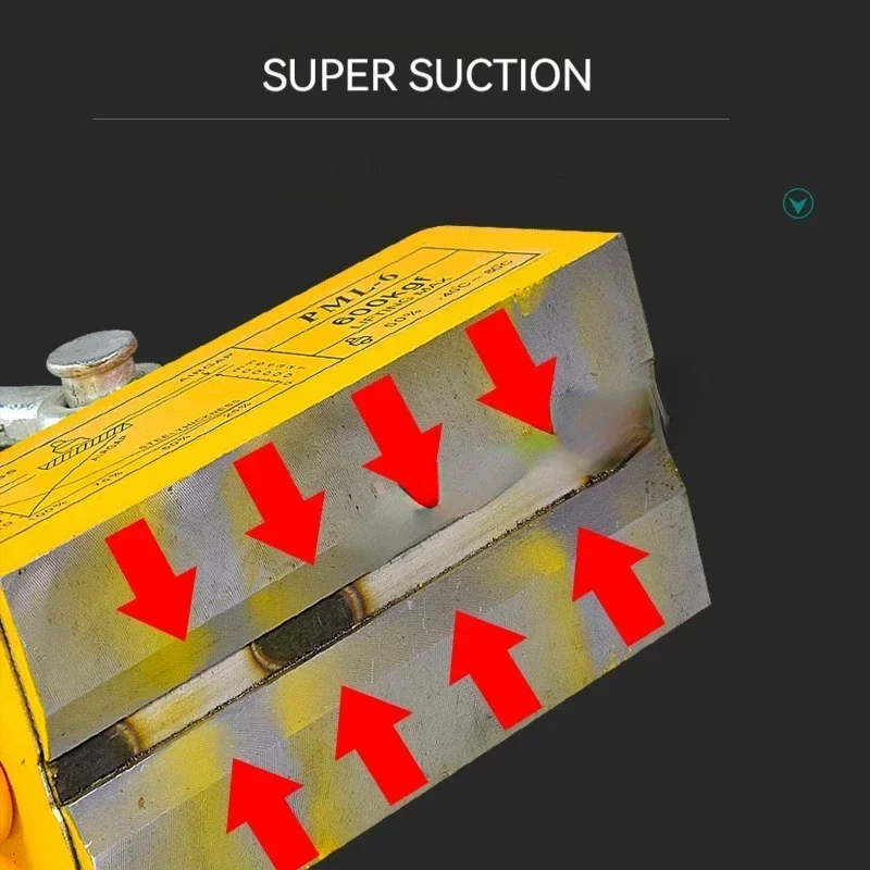 حار Sales600 كجم الصلب الدائم  - مراجعة Magnetic Lifter Permanent Crane Hoist 600Kg وسعره