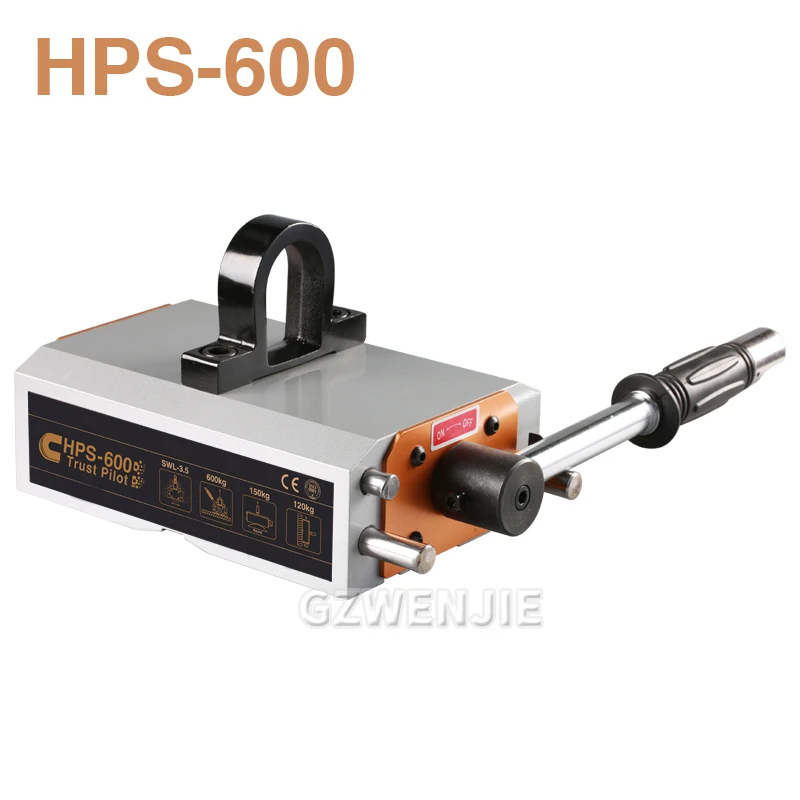 600 كجم رافعة مغناطيسية من الن - مراجعة Magnetic Lifter Permanent Crane Hoist 600Kg وسعره