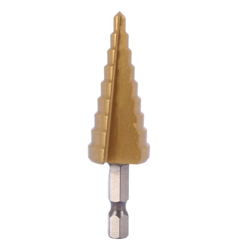 مجموعة مثاقب متدرجة من التيتان - مراجعة Step Drill Bit Set Titanium Hss Cobalt وسعره