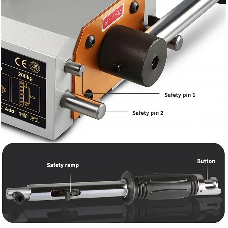 رافعة مغناطيسية فولاذية، مغناط - مراجعة Magnetic Lifter Permanent Crane Hoist 600Kg وسعره