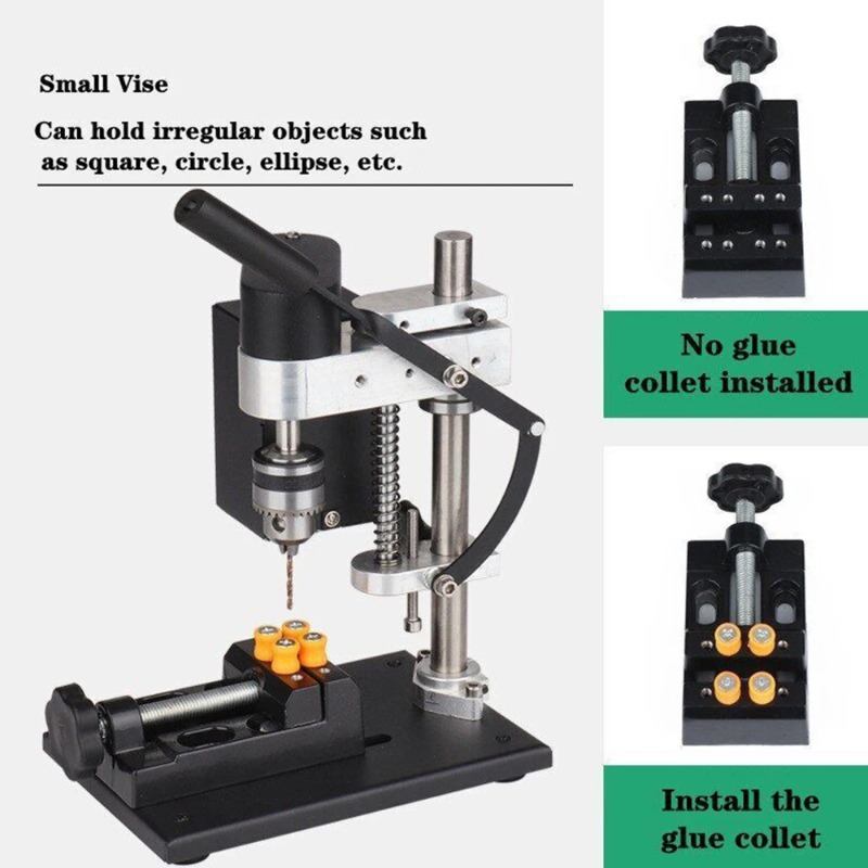 ماكينة حفر صغيرة ذات سرعة متغي - مراجعة Benchtop Drill Press Mini Variable Speed وسعره