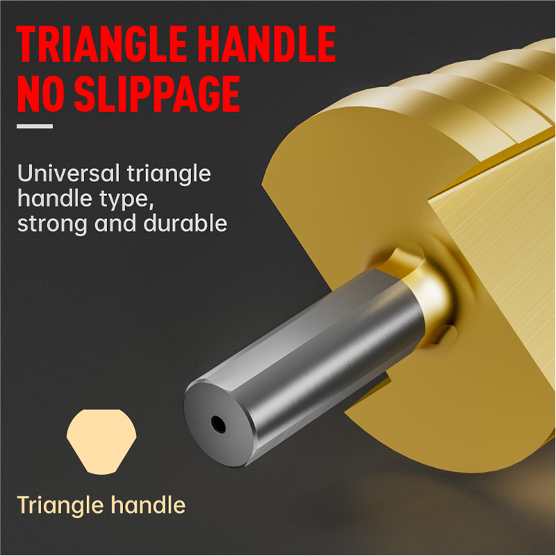 HUHAO 3 قطعة M35 تحتوي على الك - مراجعة Step Drill Bit Set Titanium Hss Cobalt وسعره