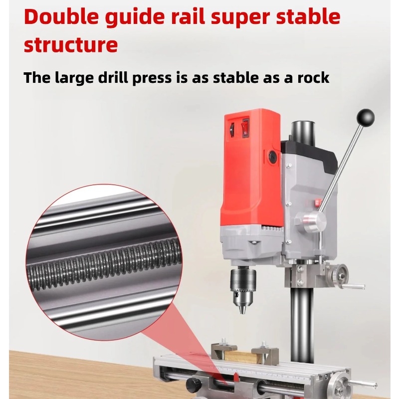 طاولة انزلاقية دقيقة مزدوجة ال - مراجعة Cross Slide Vise Table Bench Drill Press وسعره