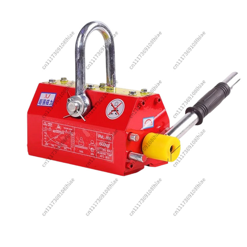 رافعة مغناطيسية عالية الجودة ب - مراجعة Magnetic Lifter Permanent Crane Hoist 600Kg وسعره