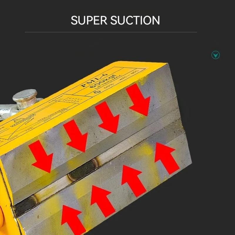 600 كجم قدرة الصلب الدائم المغ - مراجعة Magnetic Lifter Permanent Crane Hoist 600Kg وسعره